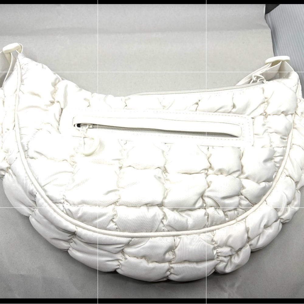 NWOT. White. Wild fable half moon crossbody bag.